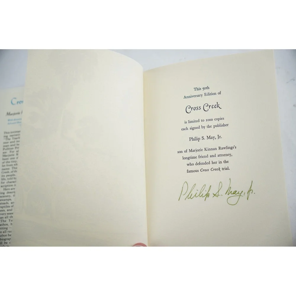 South‎ Moon Books Cross Creek Marjorie Kinnan Rawlings 1992 Signed Ltd Ed